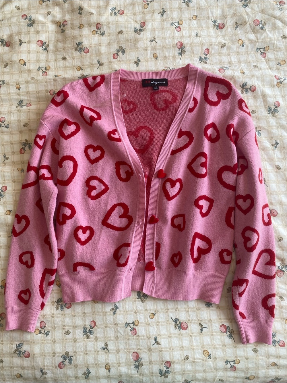 Valentine’s Day Heart Cardigan